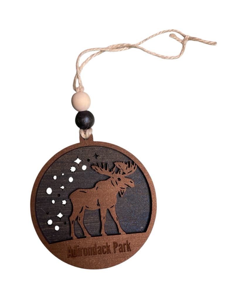 Adirondack Moose Ornament