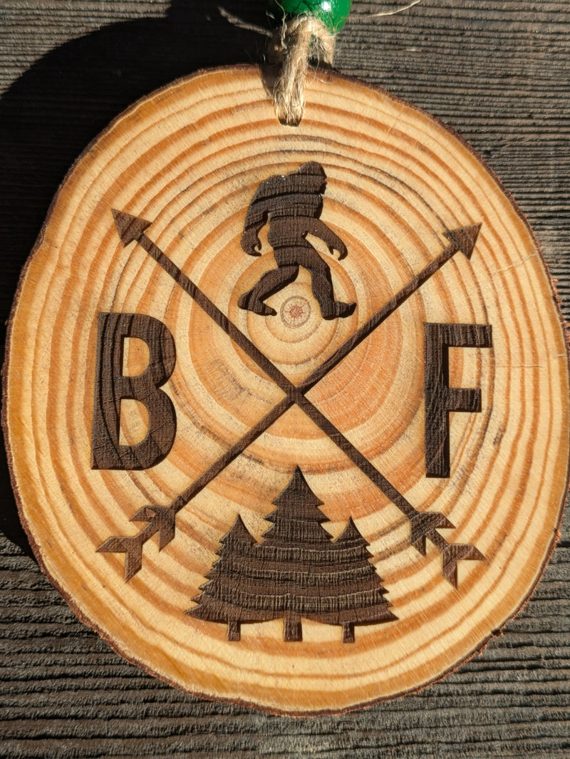 Bigfoot Wood Ornament