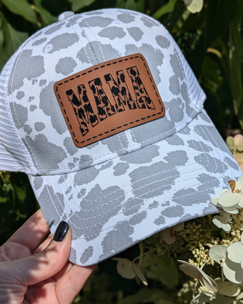 Mama Cow Trucker Patch Hat