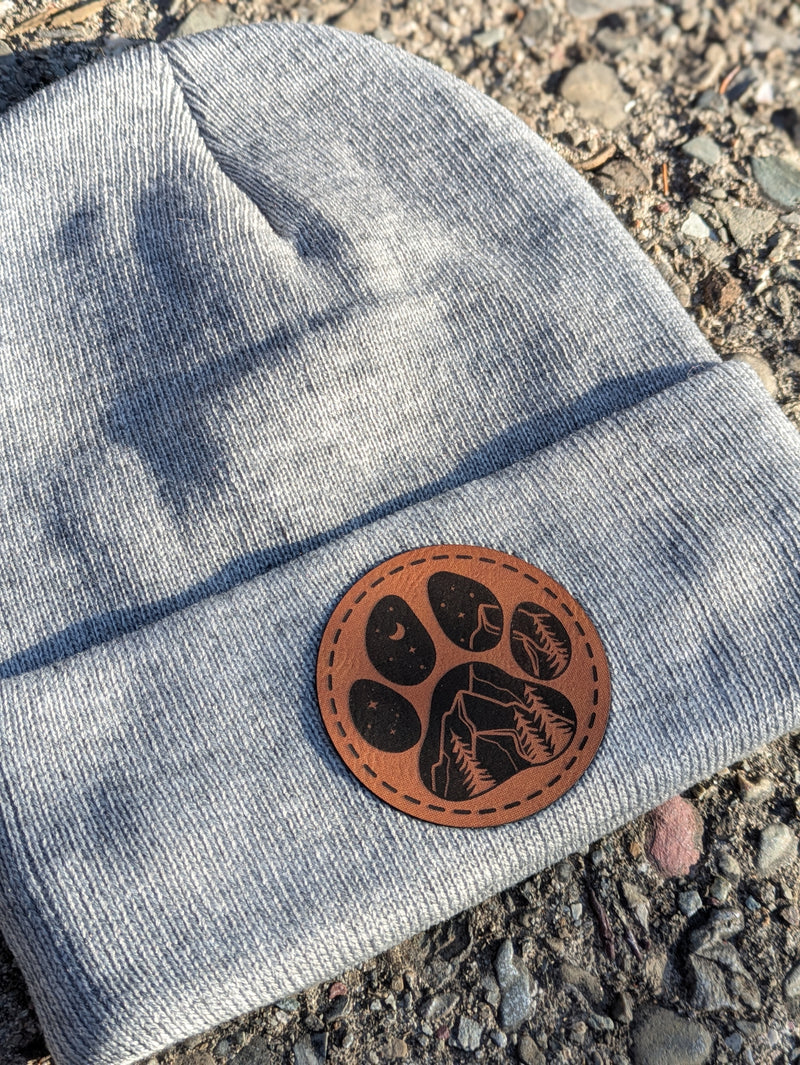 Paw Mountain Patch Beanie