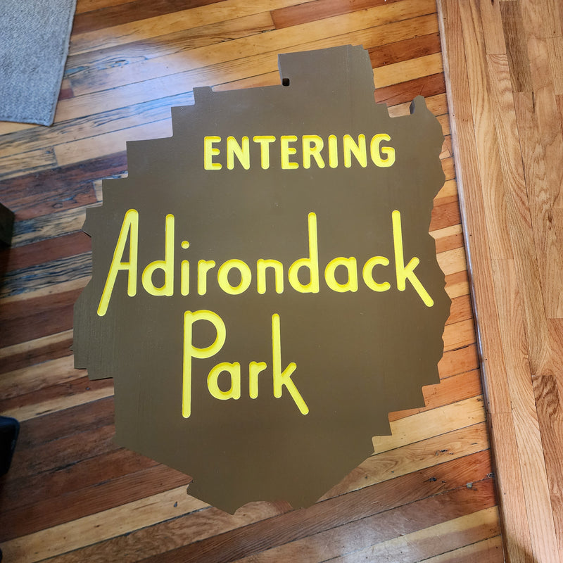 Entering Adirondack Park Sign - Large