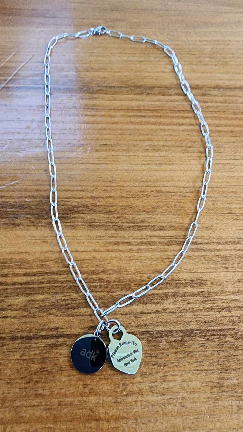 Please Return to the Adirondacks Necklace