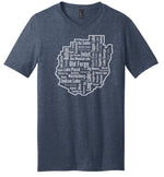 Adirondack Towns V-Neck Shirt