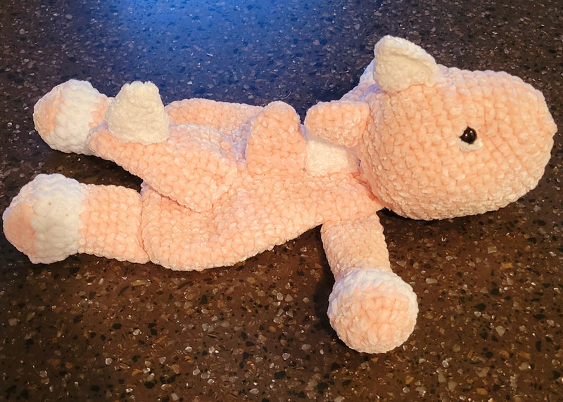 Crocheted Dino Snuggler