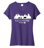 Keep Our Wildlife Wild V-Neck (w)