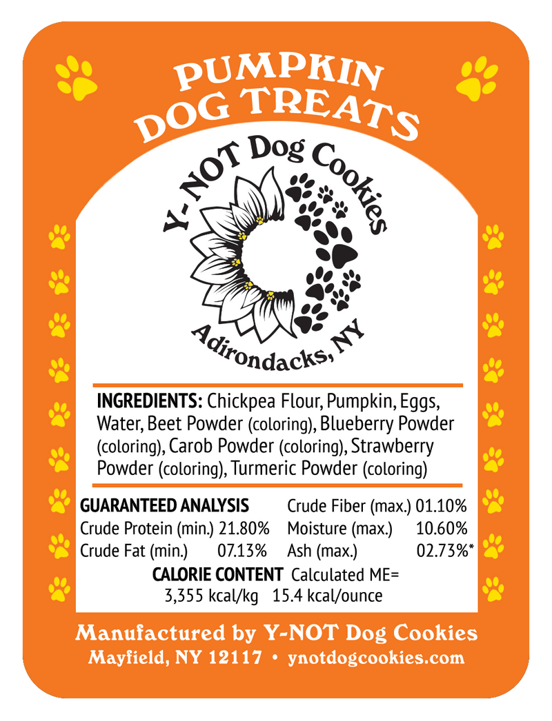 Pumpkin Dog Treats