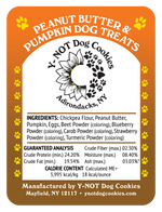 Peanut Butter & Pumpkin Dog Treats