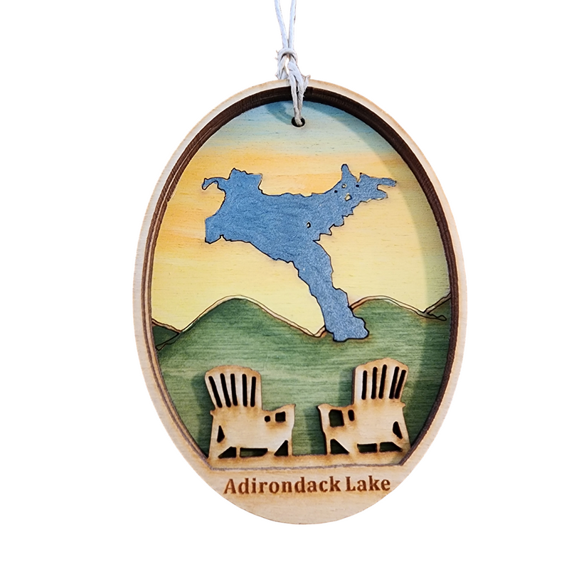 Adirondack Lake Ornament