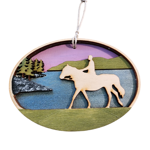 Horseback Riding Ornament (m/f)