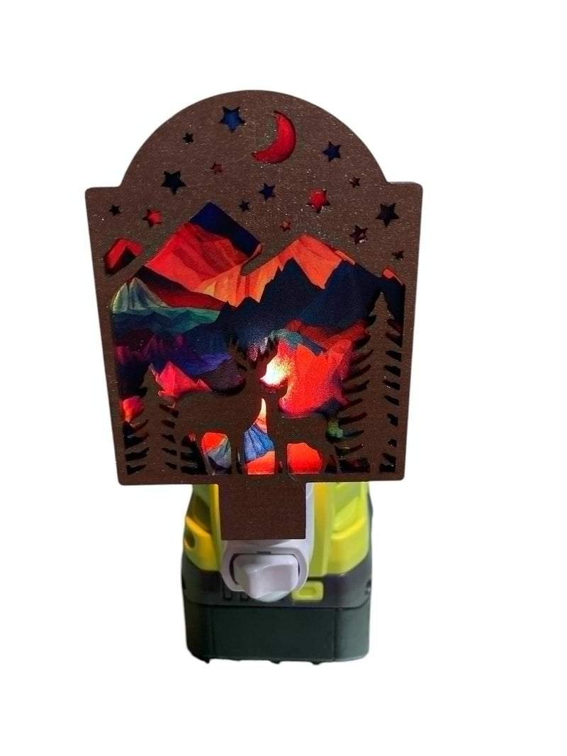 Adirondack Inspired Wall Plugin Night Lights