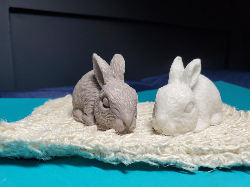 Bunny Pair Shaped Soap