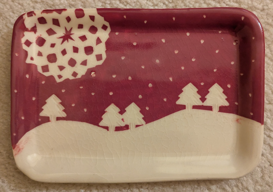 Snowy Hill Tray