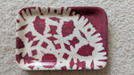 Red Snowflake Tray