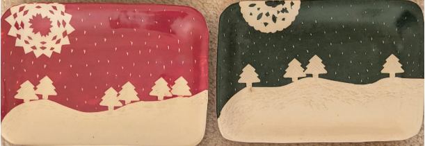 Snowy Hill Tray